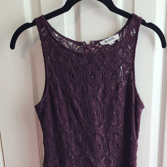 Maroon Cocktail Dress - Picture 1 of 4